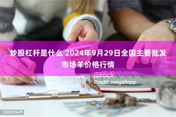 炒股杠杆是什么 2024年9月29日全国主要批发市场羊价格行情