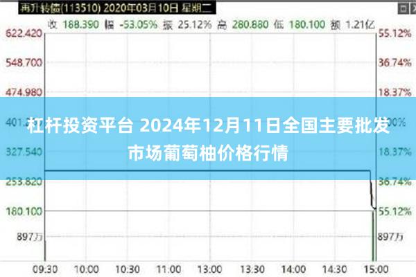 杠杆投资平台 2024年12月11日全国主要批发市场葡萄柚价格行情