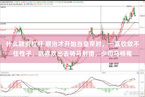 什么融资杠杆 顺治才开始当皇帝时，一直收敛不住性子，就喜欢出去骑马射猎，少司马杨雍